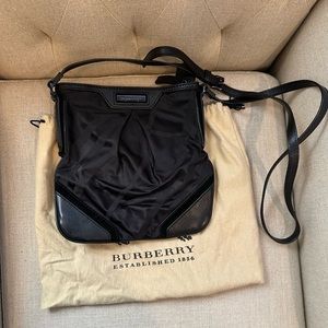 Burberry Black Crossbody Nylon Bag